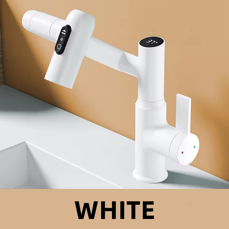 Digital Display LED Basin Faucet 360 Rotation